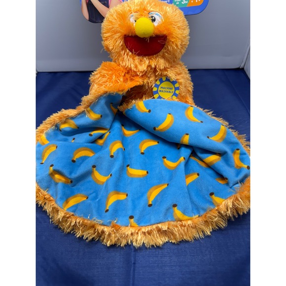 Ms Rachel Herbie Huggable Lovie Gund Baby Plush Banana Blanket Orange - Picture 3 of 3